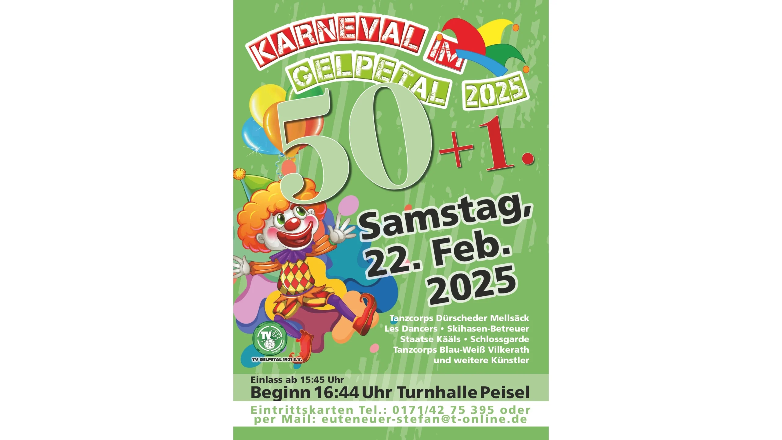 Karneval im Gelpetal 2025